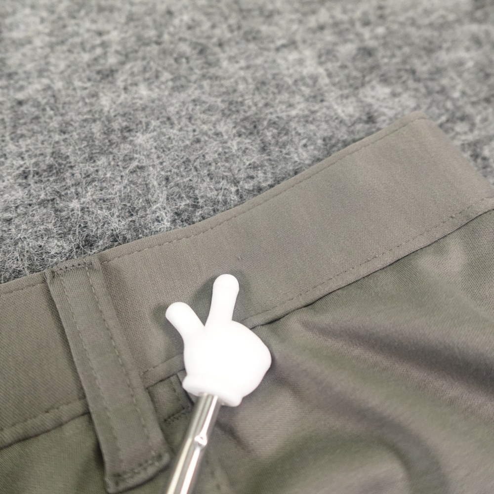 Linksoul Bandon Knit Chino Pants 36 Regular Gray 100% Cotton Soft Golf Casual - Picture 11 of 16
